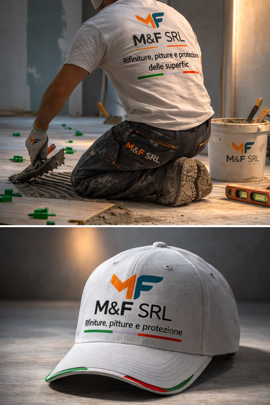 Construction Workwear And Branded Cap Showcase